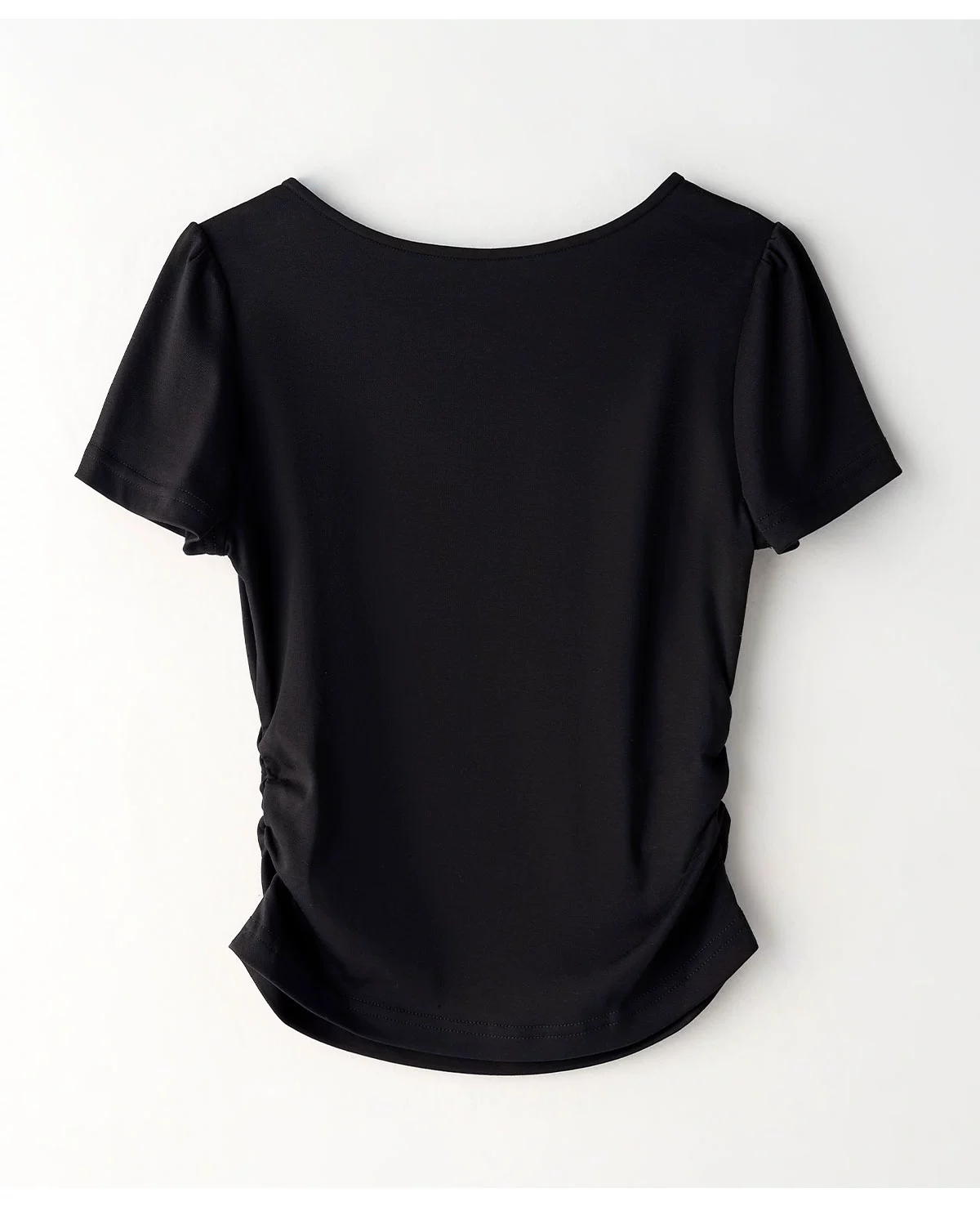 Sweetheart Neck Short Sleeve top Sustainable