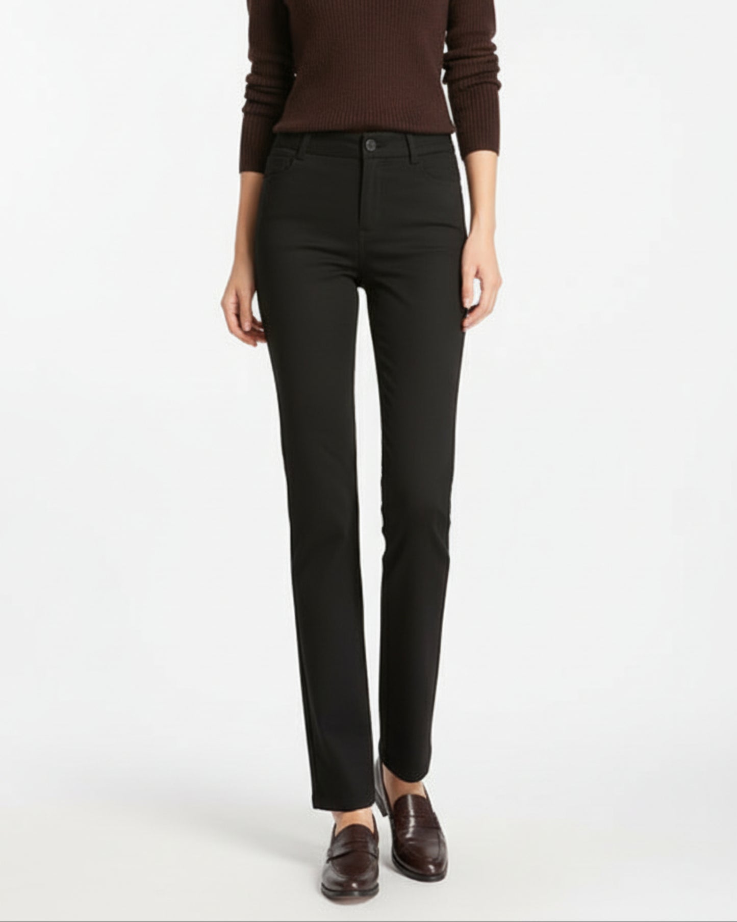 100% Organic Cotton Black Trousers – Women’s Sustainable Clothing UK