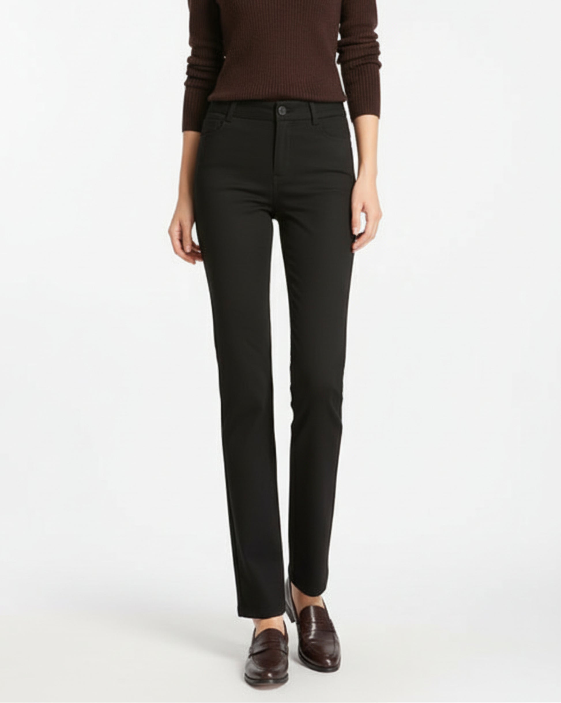 100% Organic Cotton Black Trousers – Women’s Sustainable Clothing UK