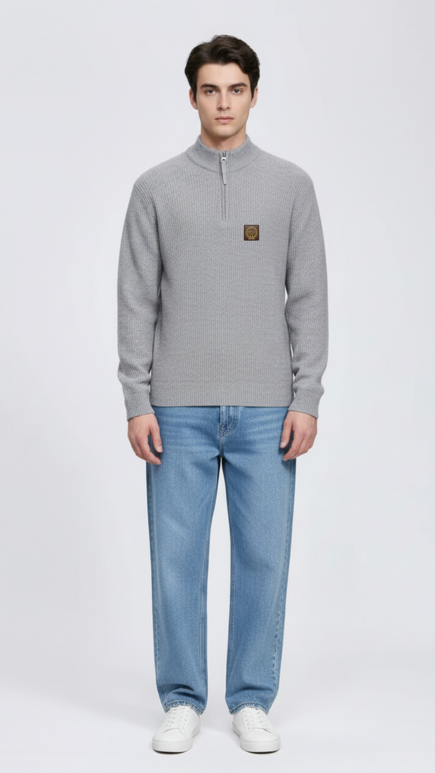 Half-Zip Sweater Wool