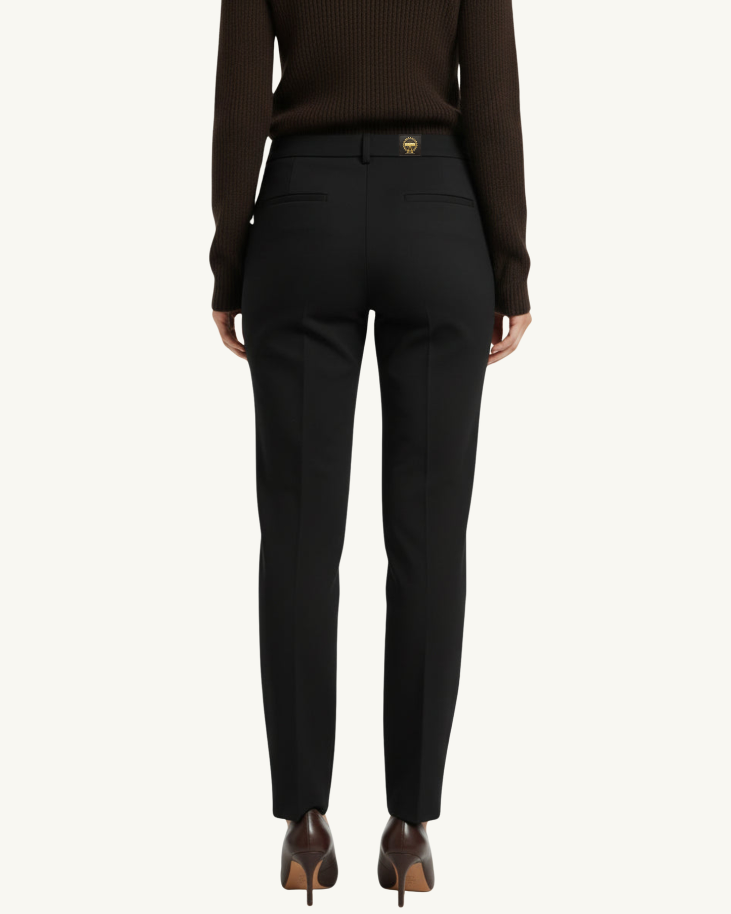 100% Organic Cotton Black Trousers – Women’s Sustainable Clothing UK