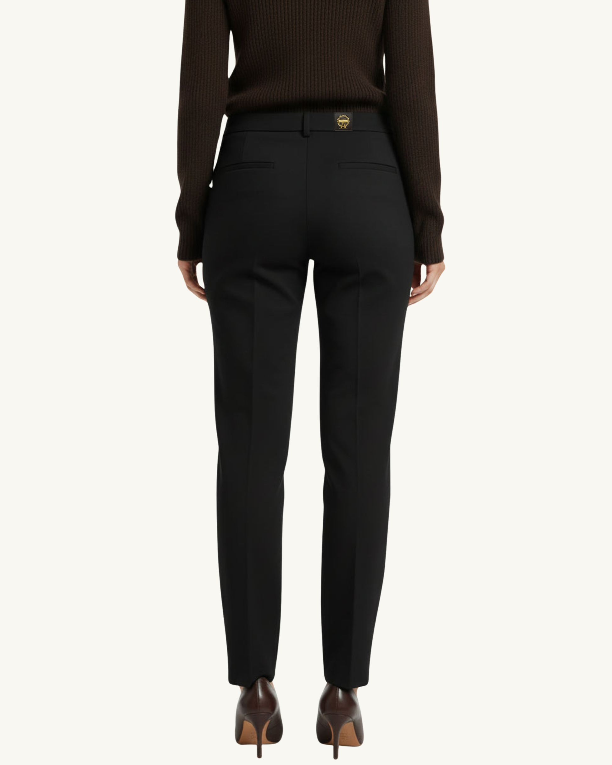 100% Organic Cotton Black Trousers – Women’s Sustainable Clothing UK