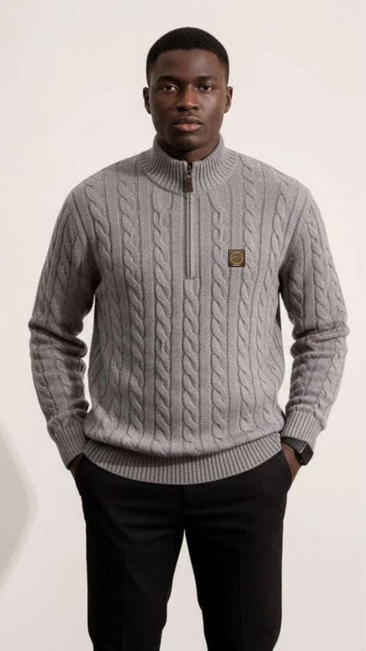 Wool Quarter-Zip Jumper